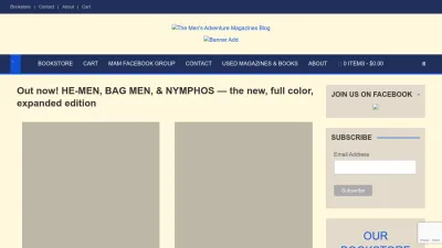 Screenshot of Menspulpmags.com