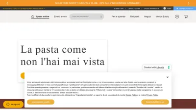 Screenshot of Eataly.net