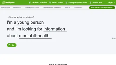 Screenshot of Headspace.org.au