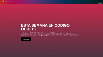 Screenshot preview of codigooculto.com