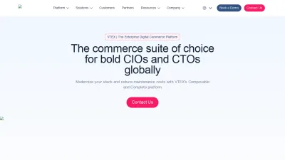 Screenshot of Vtex.com