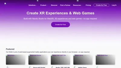 Screenshot of 8thwall.com