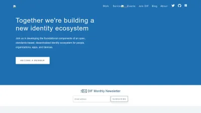 Screenshot of Identity.foundation