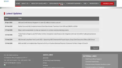 Screenshot preview of abs.org.sg