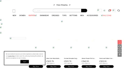Screenshot of Dresslily.com