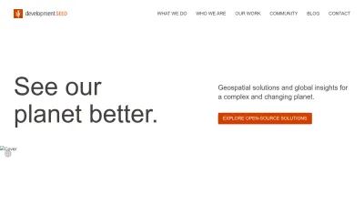 Screenshot of Developmentseed.org