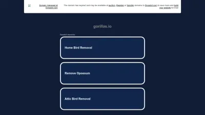 Screenshot of Gorillas.io