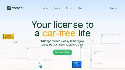 Screenshot of Transitapp.com