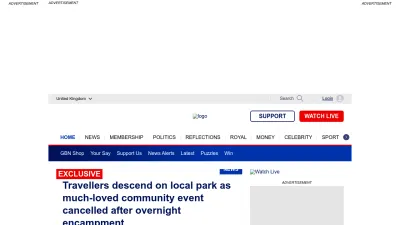 Screenshot preview of gbnews.com