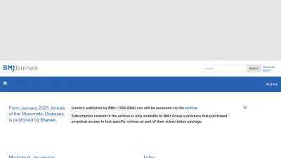 Screenshot of Ard.bmj.com