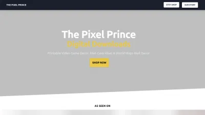 Screenshot of Thepixelprince.com