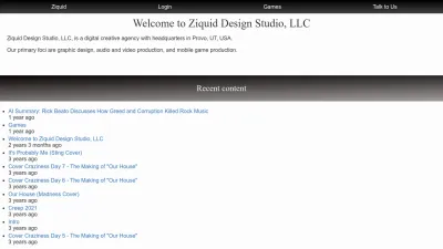 Screenshot of Ziquid.com