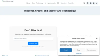 Screenshot of Innovirtuoso.com