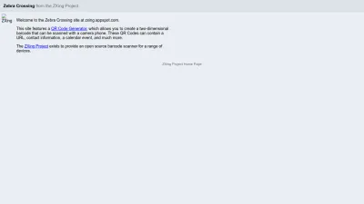 Screenshot of Zxing.appspot.com