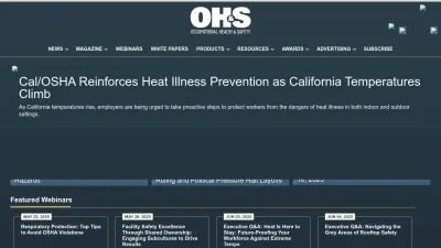 Screenshot of Ohsonline.com