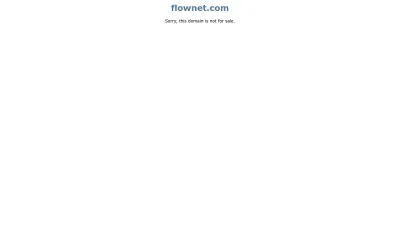 Screenshot preview of flownet.com
