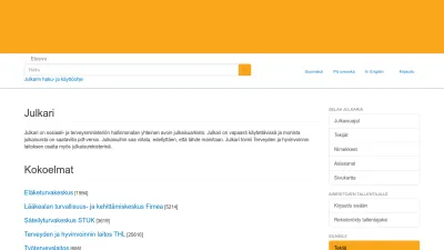 Screenshot of Julkari.fi