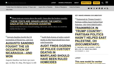 Screenshot of Therealnews.com