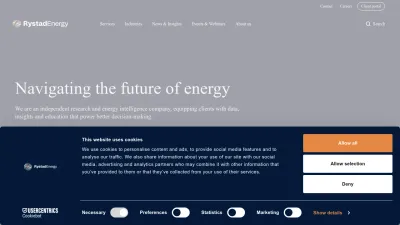 Screenshot preview of rystadenergy.com