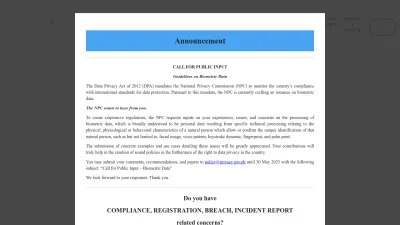 Screenshot of Privacy.gov.ph