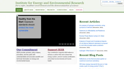 Screenshot of Ieer.org