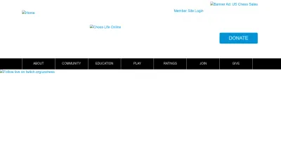 Screenshot of New.uschess.org