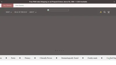 Screenshot of Juicychemistry.com