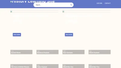 Screenshot of Historylearningsite.co.uk