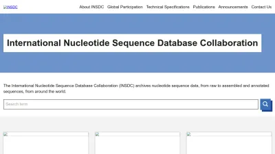 Screenshot of Insdc.org