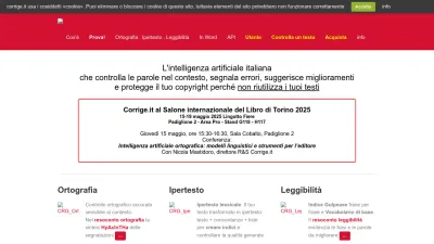 Screenshot of Intratext.com