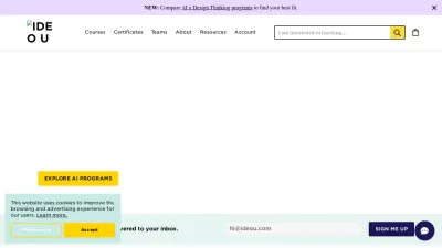 Screenshot of Ideou.com
