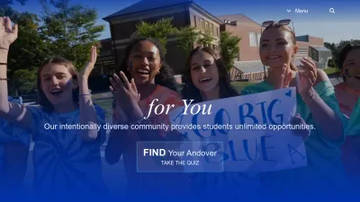 Screenshot preview of andover.edu
