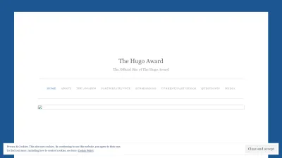 Screenshot of Thehugoawards.org