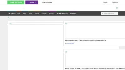 Screenshot preview of mountainx.com