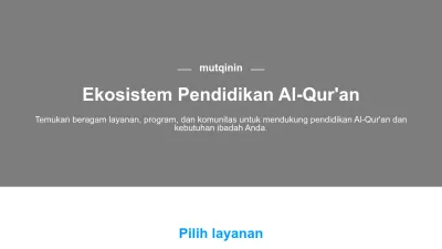 Screenshot of Mutqinin.com
