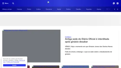 Screenshot of Folhavitoria.com.br