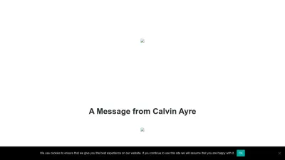 Screenshot of Calvinayre.com