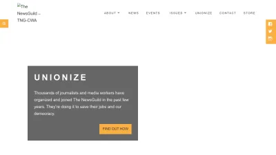 Screenshot of Newsguild.org