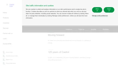 Screenshot of Castrol.com