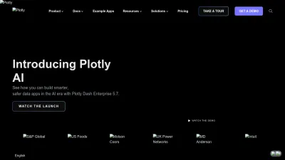 Screenshot of Plotly.com