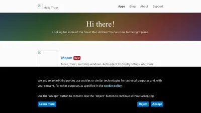 Screenshot of Manytricks.com