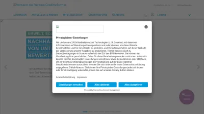 Screenshot of Creditreform.de