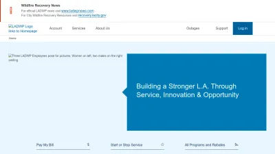 Screenshot of Ladwp.com