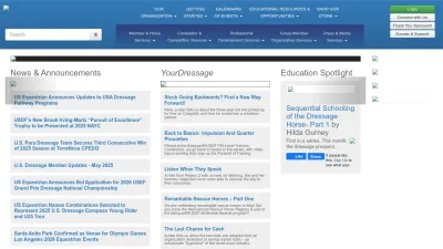 Screenshot of Usdf.org