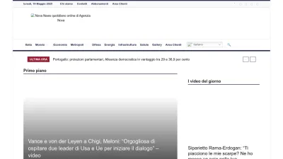 Screenshot of Agenzianova.com
