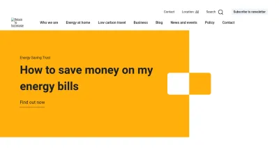 Screenshot of Energysavingtrust.org.uk