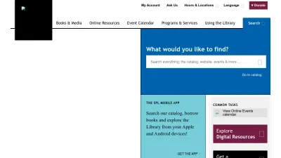 Screenshot of Spl.org