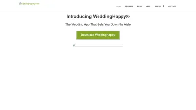 Screenshot preview of weddinghappy.com