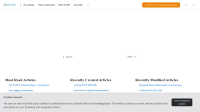 Screenshot of Kb.isc.org