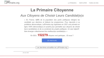 Screenshot of Laprimaire.org